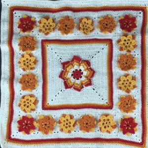 Sunshine Flower Blanket centre