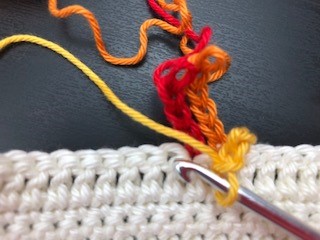 crochet rope edging