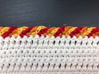 crochet rope edging