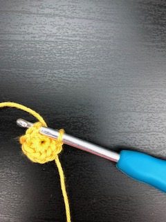 close the magic loop and slip stitch to finish the round